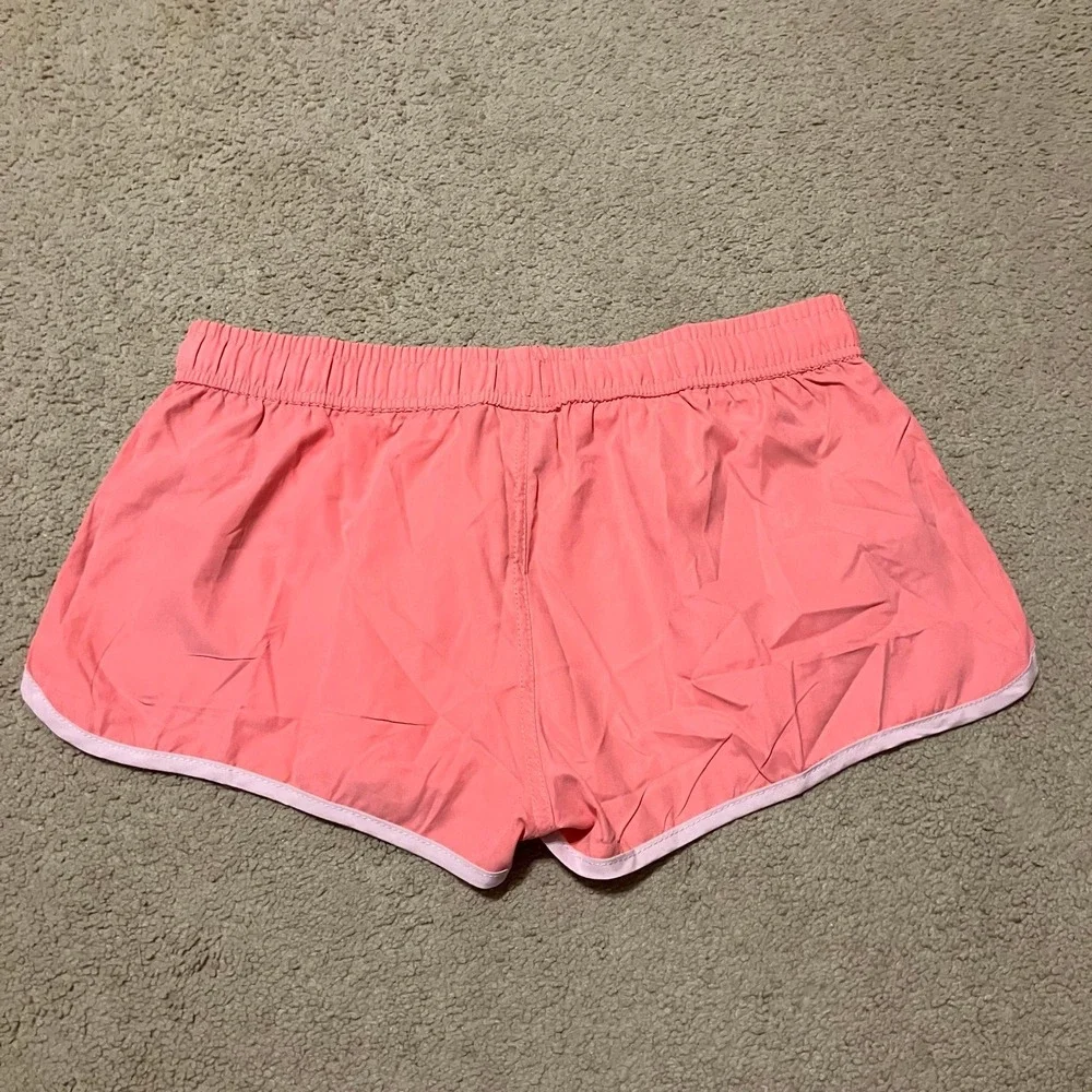 Cromer Resortwear Board Shorts‎ (2) Coral & Pink Navy Accents Women's Sz L NEW